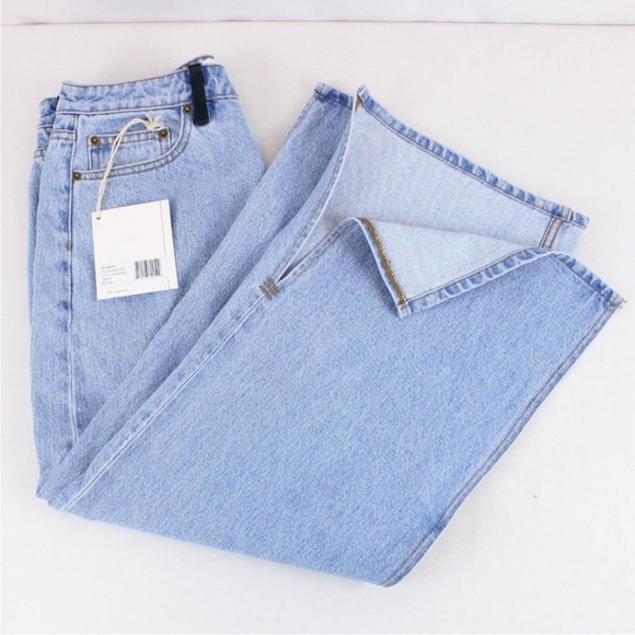 Still here pine panama long denim skirt - Picture 3 of 10